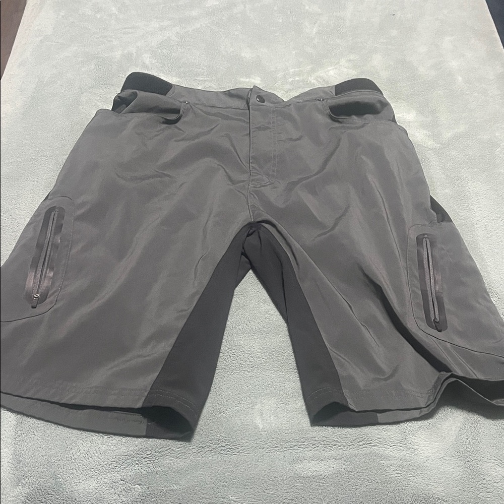 Gray Cargo Shorts